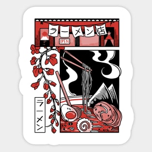 Japanese ramen food Sticker